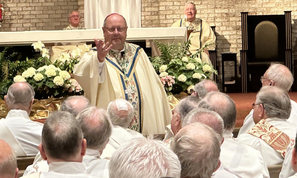 Celebrating the service of jubilarian priests, deacons, vowed religious brothers, sisters